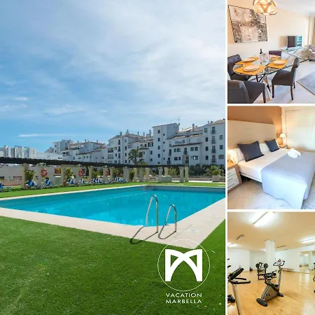 Vacation I Puerto Banus Renovated Apt Wifi Gym Paddle Марбелья